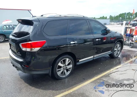 2014 Nissan Pathfinder Platinum из США, поврежденный, VIN 5N1AR2MM7EC709609
